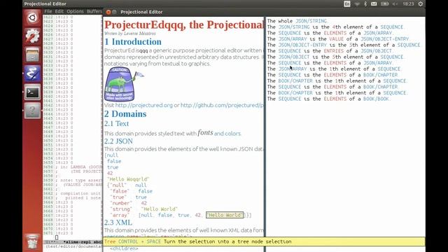 Formatted text + XML + JSON in one document смотреть онлайн