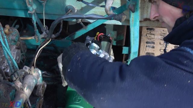 Ставим стартер на Т 150. Пускач в запас на случай ледниковога периода. смотреть онлайн