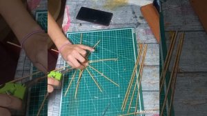 Плетение из бумажной лозы. Круглое дно, самое простое