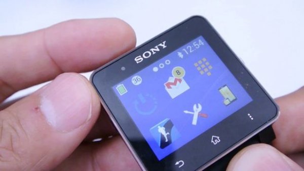 Первый взгляд на электронные часы Sony SmartWatch 2