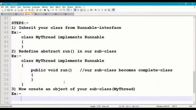 140. Runnable-Interface in Java Multi-Threading || Multi-Threading in Java || Multiple-Inheritance смотреть онлайн