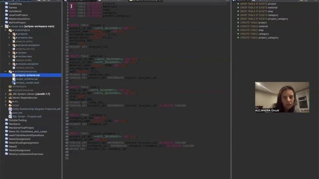 Creating SQL tables in Java Eclipse смотреть онлайн