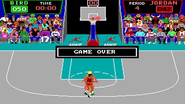 Jordan vs Bird: One on One (Garth Hitchens & Mark Madland) (MS-DOS) [1988] [PC Longplay] смотреть онлайн