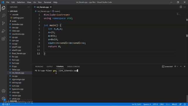 Literals in C++ смотреть онлайн