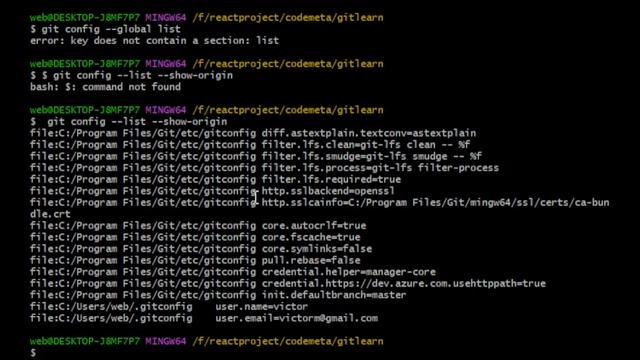 Git Configuration Username and Email For GitHub User Tracking смотреть онлайн