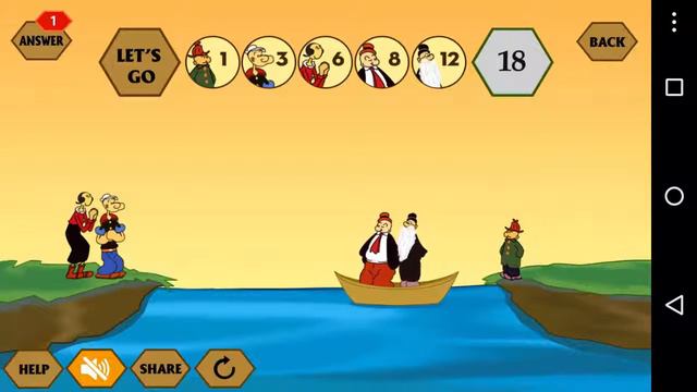 River crossing IQ Puzzle 3 Answer. смотреть онлайн