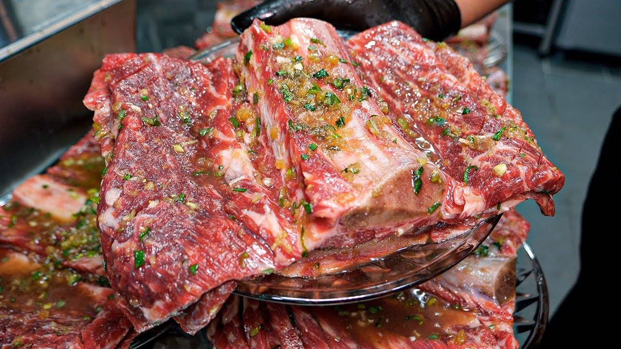 Так вкусно!! Коллекция барбекю в корейском стиле - корейская уличная еда смотреть онлайн