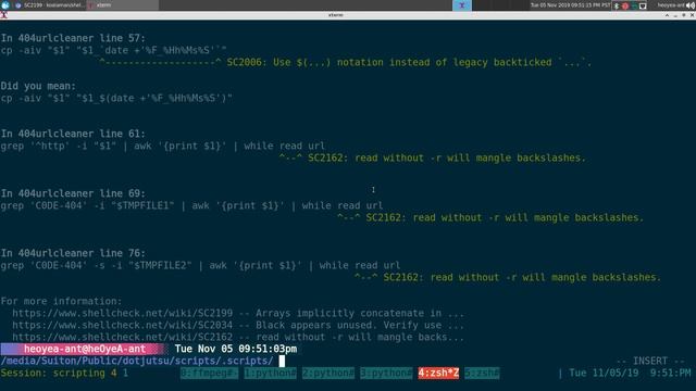 shellcheck - Check If Your Shell Script Code Sucks - Linux CLI смотреть онлайн