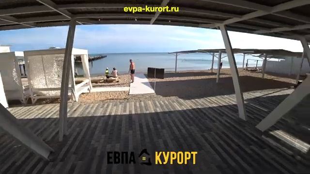 Пляж Астерас Asteras на набережной Горького в Евпатории смотреть онлайн
