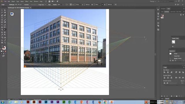 Perspective Grid and Perspective Selection Tool Adobe Illustrator CC смотреть онлайн