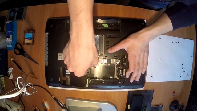 Разборка ноутбука HP Pavilion dv7-7002er смотреть онлайн