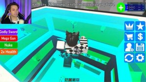 ПОСТРОИЛ ДОМ ЧТОБЫ ВЫЖИТЬ В РОБЛОКС - ДОМ ГОТОВ !  БАШНЯ - ДОМ В ROBLOX VS МОНСТРЫ