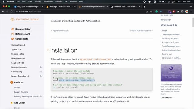React Native Facebook Login using Firebase смотреть онлайн
