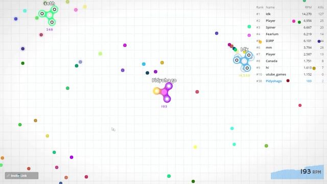 SPINZ.IO FIDGET SPINNER ONLINE?, SPINZIO GAME LIKE AGAR.IO смотреть онлайн