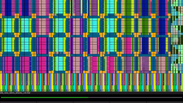 [Noise Challenge / Art MIDI] Tetris Blocks Arts 4 - Legit Run in MIDI Voyager смотреть онлайн