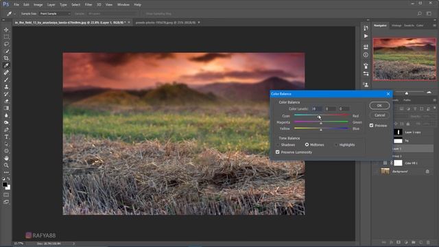 Photoshop CC Tutorial - Add Dramatic Sunset Outdoor Editing смотреть онлайн