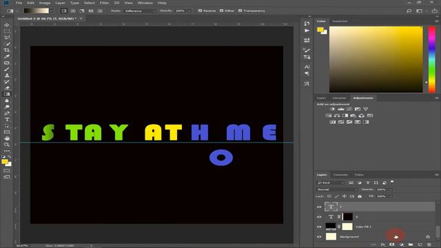 How to Make a Overlap Text Effects with Adobe Photoshop | Simple Tutorial смотреть онлайн