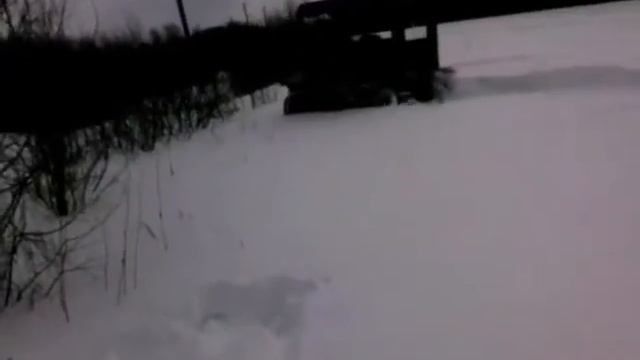 Вездеход бобр 1, заезд по снегу смотреть онлайн