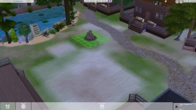 СТРОИМ ЛАГЕРЬ В SIMS 4! смотреть онлайн