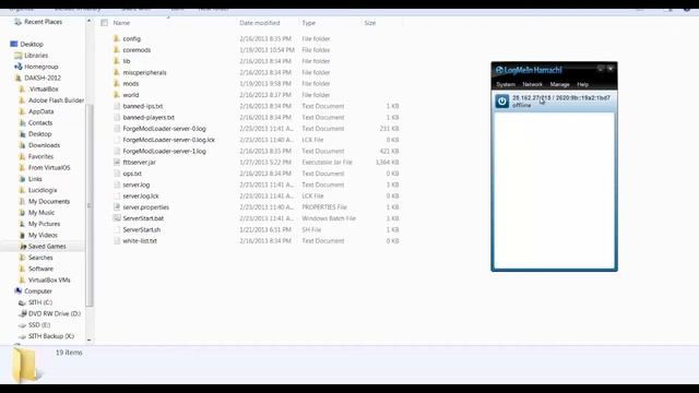How to run a Minecraft server using Hamachi and FTB смотреть онлайн