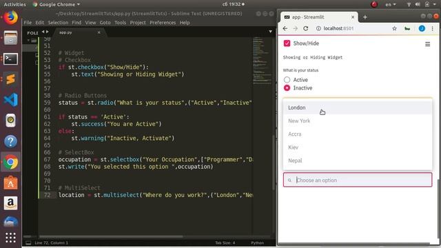 Streamlit Python Tutorial (Crash Course) смотреть онлайн