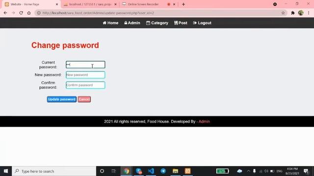 Presentation project Food-Order Database with PHP смотреть онлайн