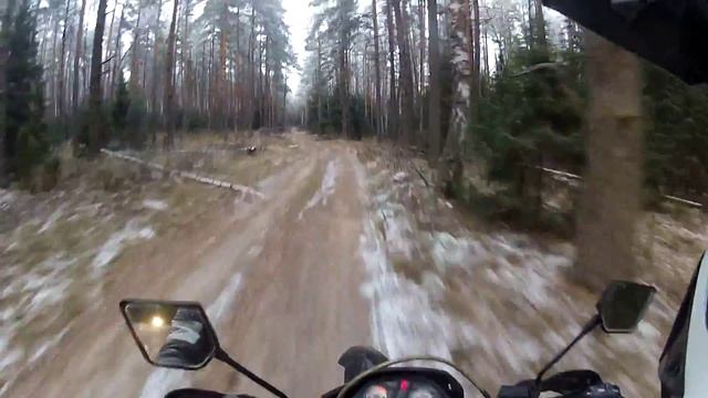 Отморозки в поисках ледяной свежести ВМ200 DRZ400 эндуро с пассажиром смотреть онлайн