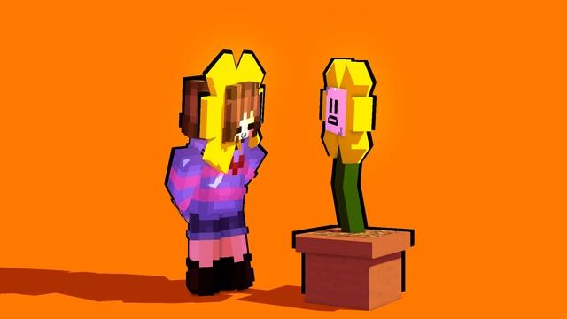 Look, I Am Flowey... Howdy⁴ [ Undertale X Minecraft Animation ]
