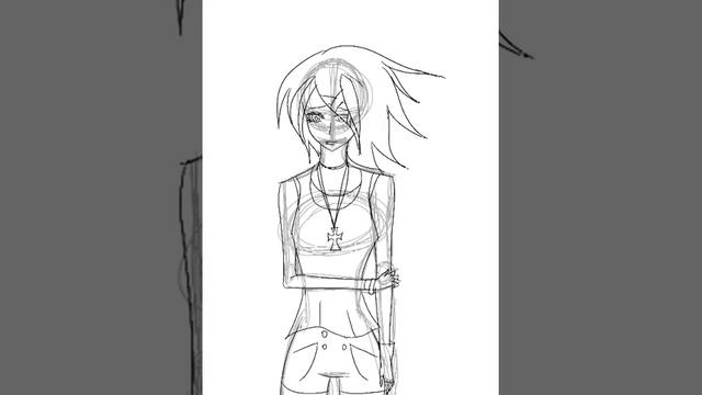 drawing anime girl (sketch club) смотреть онлайн