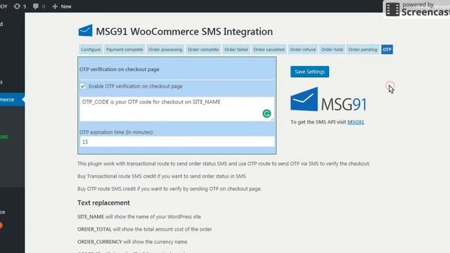 SMS Notification WooCommerce Plugin смотреть онлайн