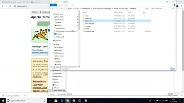 Install Geoserver with Tomcat(GIS server and Webserver)