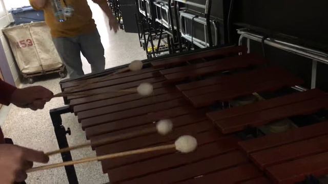 Brendan Qi 2017 Percussion Ensemble 4 Mallet Audition смотреть онлайн
