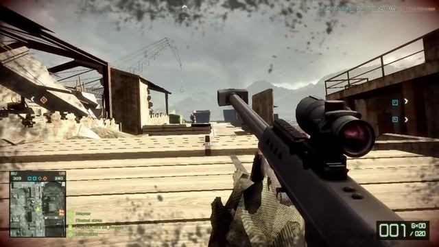 Battlefield Bad Company 2 Sniper Montage смотреть онлайн