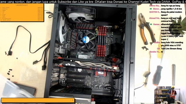 ?LIVE Stream Rakit PC Bugdet Berapa Juta?? - Ft.Cassing Aerocool Mecha! смотреть онлайн