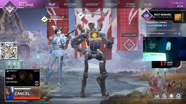 APEXXXXXXXXXX || !sens !socials !donate #indonesia #apexlegends #indonesian #live смотреть онлайн