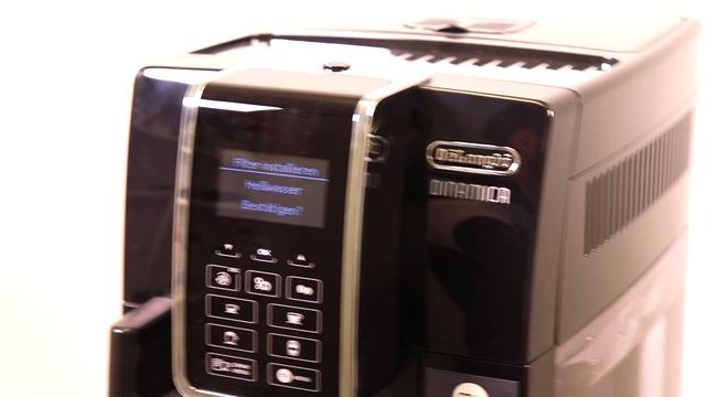 DeLonghi Dinamica ECAM350.55.B Wasserfilter Wechseln & Wasserhärte Einstellen