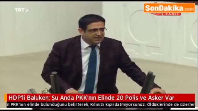 HDP'Lİ İDRİS BALUKEN ŞUANDA PKK'NİN ELİNDE 20 POLİS VE ASKER VAR... DEDİ смотреть онлайн