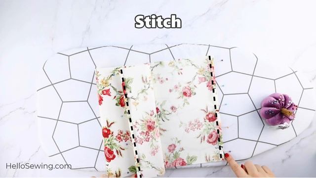 How to Make a Fabric Book Cover (So EASY) смотреть онлайн