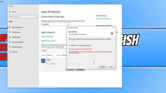 How To Uninstall Origin On PC | Uninstall Origin To FIX A Lot Of Problems смотреть онлайн