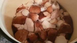 Готовим белые грибы(боровики)