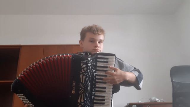 Jechał Kozak Za Dunaj - Ukraińska melodia ludowa. Akordeon смотреть онлайн