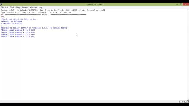 Python tutorial 16 - Binary to decimal converter смотреть онлайн
