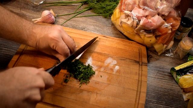 Мясо с Картошкой и Грибами. Вкусный Рецепт Ужина в Духовке. смотреть онлайн