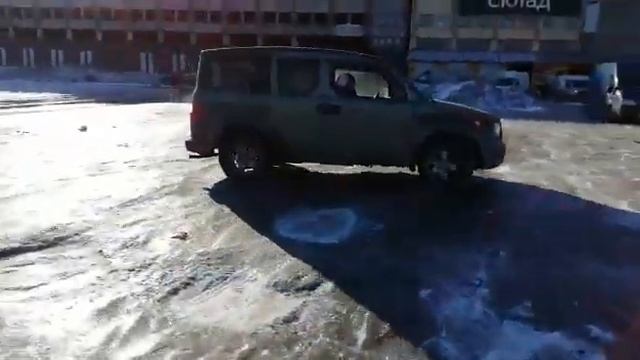 Honda DPS test on ice смотреть онлайн