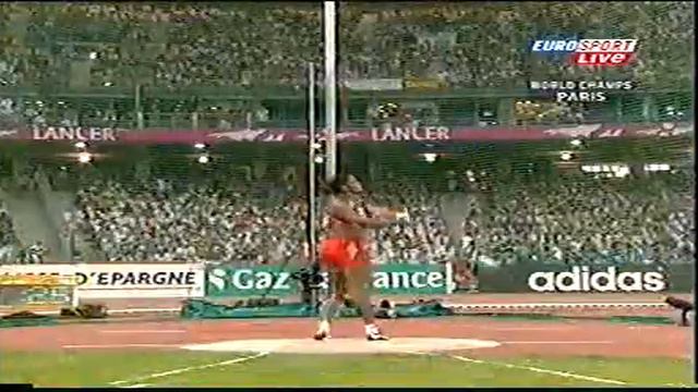 moreno hammer throw 73.33m world championships 2003 смотреть онлайн