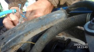 "Бензобак" на старенькой "Оке"!