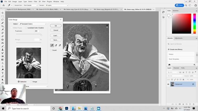 PhotoShop: How to Halftone Any Image + CYMK Color Separation For DTF Printing. смотреть онлайн
