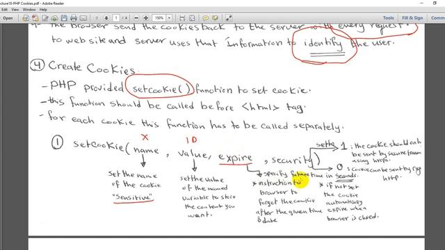 PHP Cookies смотреть онлайн