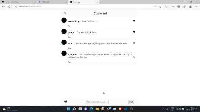 Instagram Clone using React js смотреть онлайн