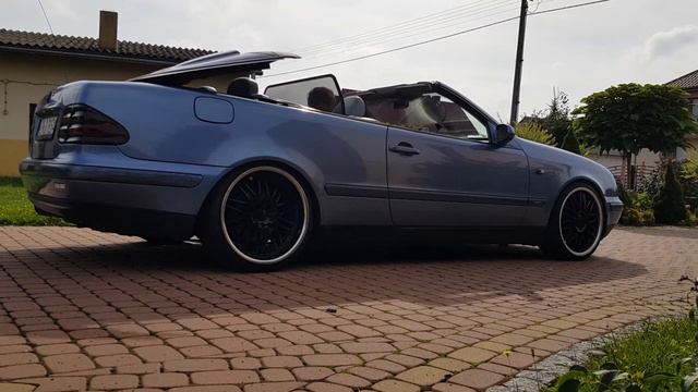 Mercedes CLK w208 cabrio dach смотреть онлайн